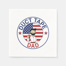 Servilleta De Papel Duct Tape Dad - Paper Napkin