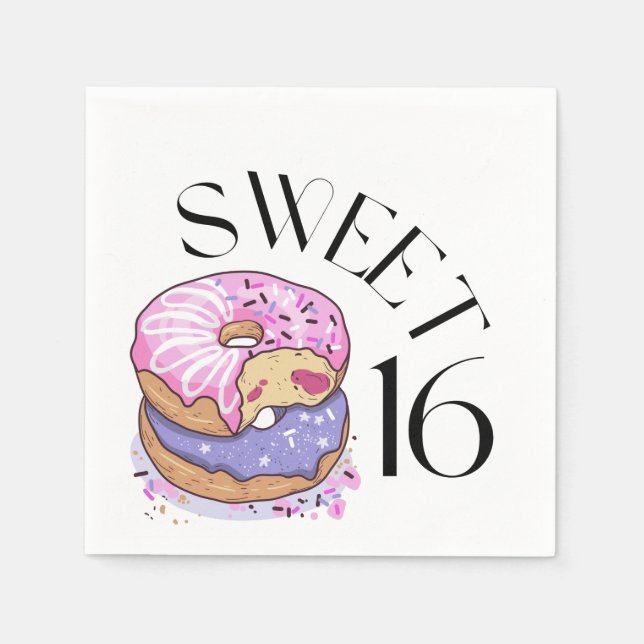 Servilleta De Papel Dulce 16 3 Ply Napkins (Anverso)