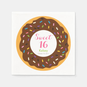 Servilleta De Papel Dulce 16 Donut