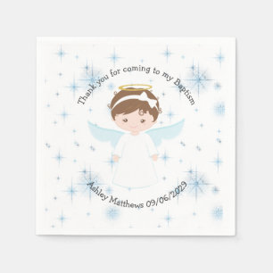 Servilleta De Papel Dulce Angel Baptismo Primer Fiesta de la Comunión