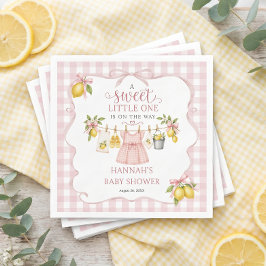 Servilleta De Papel Dulce Baby Shower de Limón