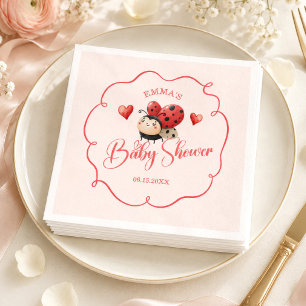 Servilleta De Papel Dulce Baby Shower de Mariquita