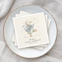 Servilleta De Papel Dulce Baby Shower del Patito del Libro Infantil Vi
