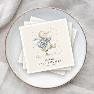 Servilleta De Papel Dulce Baby Shower del Patito del Libro Infantil Vi