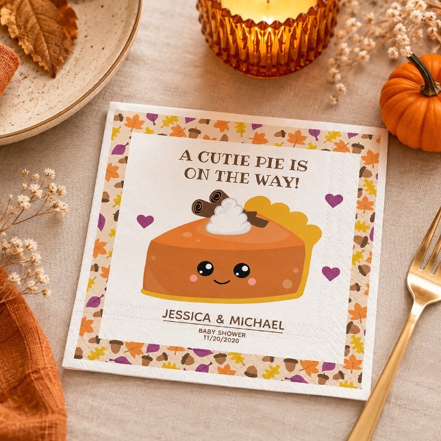 Servilleta De Papel Dulce Bebe Shower de Otoño (Subido por el creador)