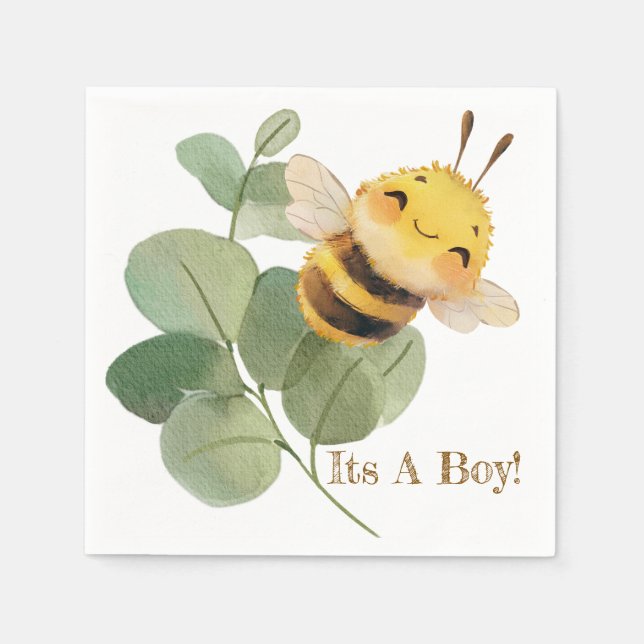 Servilleta De Papel Dulce Bee Cocktail Napkins (Anverso)