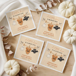 Servilleta De Papel Dulce Boo Baby Shower de Halloween Personalizado