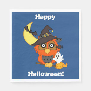 Servilleta De Papel Dulce Búho Buho Halloween