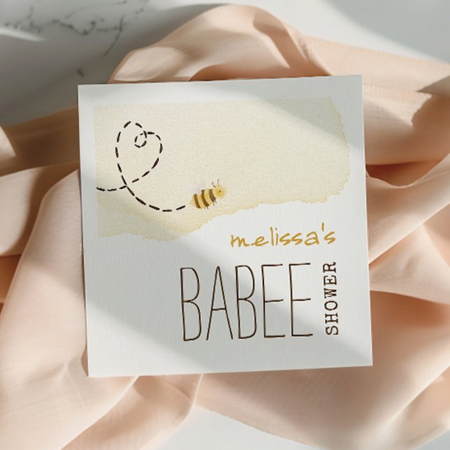 Servilleta De Papel Dulce Bumble Bee Babee Ducha (Subido por el creador)
