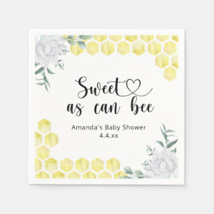 Servilleta De Papel Dulce como Bee -