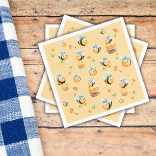 Servilleta De Papel Dulce como cumpleaños con el tema de la miel
