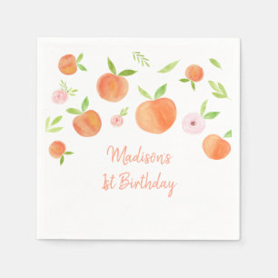 Servilleta De Papel Dulce como Cumpleaños De Peach