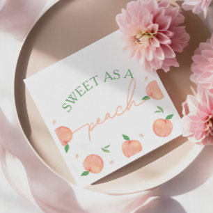 Servilleta De Papel Dulce como Cumpleaños Peach