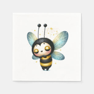 Servilleta De Papel Dulce como puede ser abeja durmiendo caprichosa 