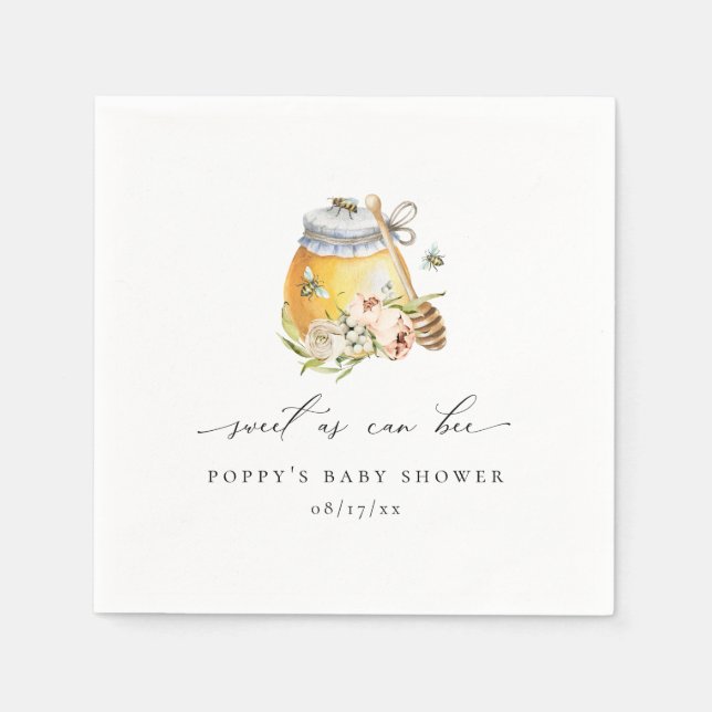 Servilleta De Papel Dulce como puede ser Baby Shower (Anverso)