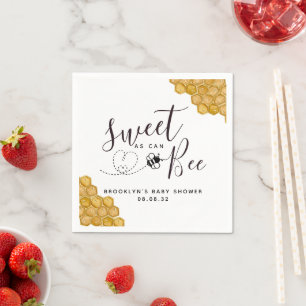 Servilleta De Papel Dulce como puede ser Baby Shower