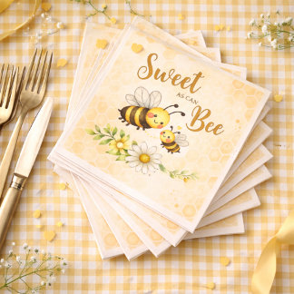 Servilleta De Papel Dulce como puede ser la fiesta de bebé de la abeja