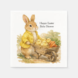 Servilleta De Papel Dulce Conejo de Pascua Baby Shower