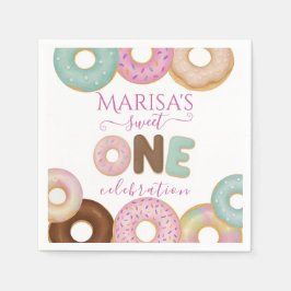 Servilleta De Papel Dulce cumpleaños de Donut | Fiesta infantil colori