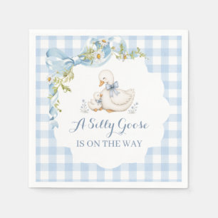Servilleta De Papel Dulce Despedida de Bebé Silly Goose Vintage Daisy