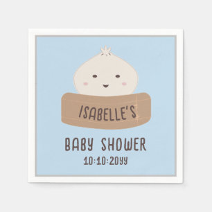 Servilleta De Papel Dulce Dumpling En Camino Baby Shower
