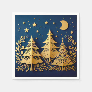 Servilleta De Papel Dulce Escena Boscosa – Estrellas Dichosas