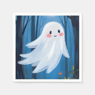 Servilleta De Papel Dulce Fantasma Halloween Espeluznante