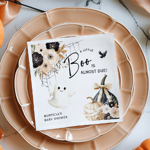 Servilleta De Papel Dulce Fantasma y Fiesta de Bebé de Halloween Flora