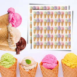 Servilleta De Papel Dulce helado verano aquí Scoop Baby Shower