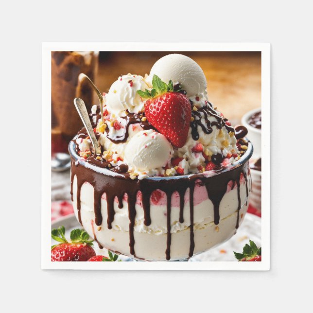 Servilleta De Papel Dulce Indulgencia (Anverso)