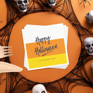 Servilleta De Papel Dulce Maíz de Caramelo Feliz Halloween