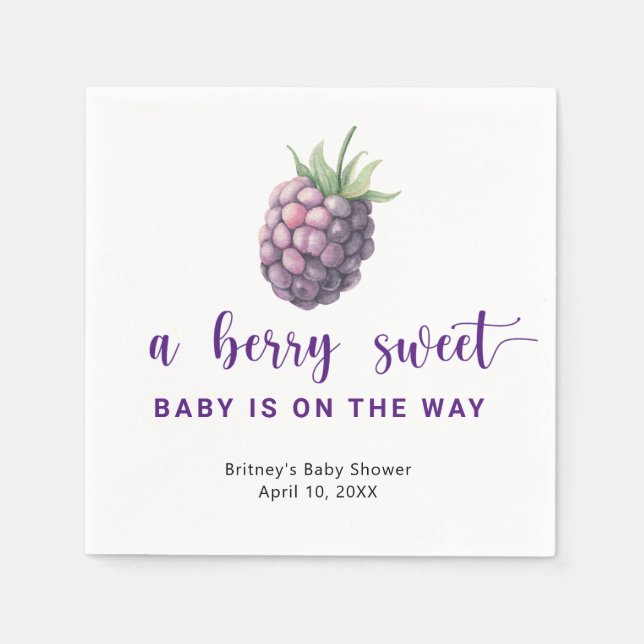 Servilleta De Papel Dulce morera (Anverso)