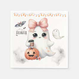 Servilleta De Papel Dulce Murciélago Calabaza Fantasma Halloween