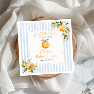 Servilleta De Papel Dulce Naranja Pequeña Baby Shower 