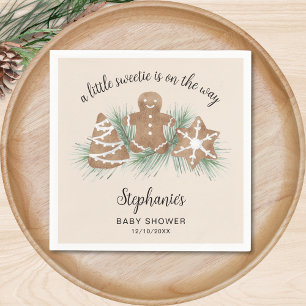 Servilleta De Papel Dulce Navidad Galletita de Jengibre Baby Shower