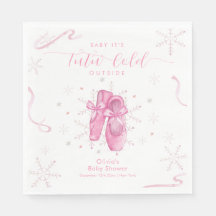 Dulce Nieve Copo de Bailarina Niña Baby Shower 