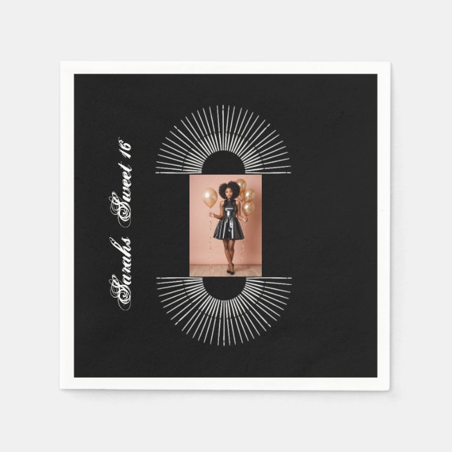 Servilleta De Papel Dulce Papel de 16 años (Anverso)