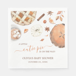 Servilleta De Papel Dulce Pastelito de Otoño Baby Shower de la Calabac