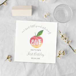 Servilleta De Papel Dulce Peach First Birthday