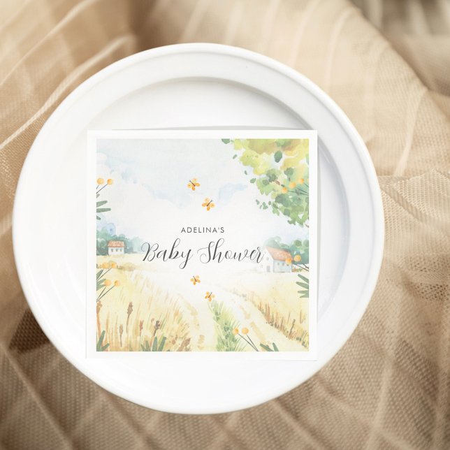 Servilleta De Papel Dulce pequeña granja Baby Shower  (Subido por el creador)