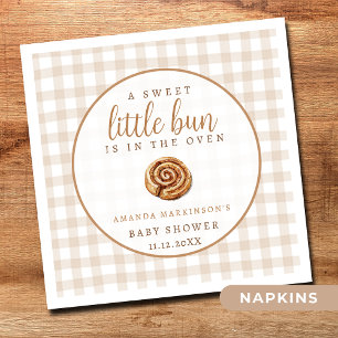 Servilleta De Papel Dulce Pequeño Pan en el Horno Baby Shower Neutral