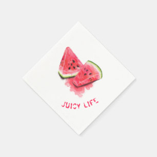 Servilleta De Papel Dulce sandía Funny Napkins - Texto Personalizado