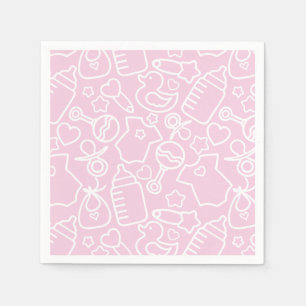 Servilleta De Papel Dulce Sprinkles Pink