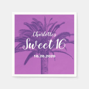 Servilleta De Papel Dulce tropical 16 de la palmera