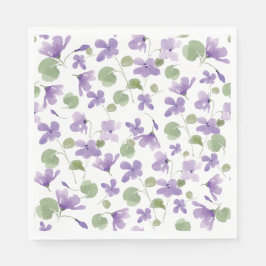 Servilleta De Papel Dulce Violets Luncheon Napkin