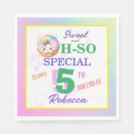 Servilleta De Papel Dulce y tan especial cacahuete de cumpleaños