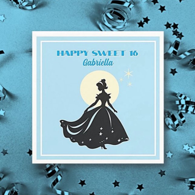 Servilleta De Papel Dulces 16! Fiesta Feliz Cumpleaños (Subido por el creador)