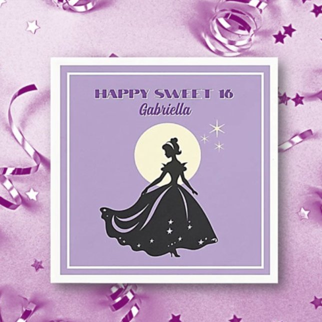 Servilleta De Papel Dulces 16! Fiesta Feliz Cumpleaños (Subido por el creador)