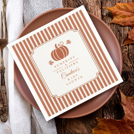 Servilleta De Papel Dulces Calabazas y Chupetes Baby Shower