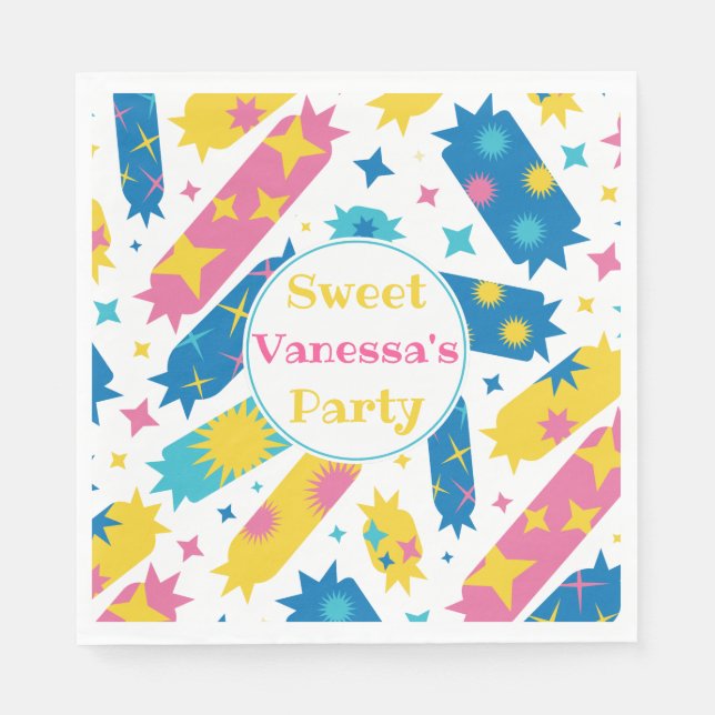 Servilleta De Papel Dulces caramelos. (Anverso)